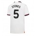 Billige Manchester City John Stones #5 Udebane Fodboldtrøjer 2023-24 Kortærmet